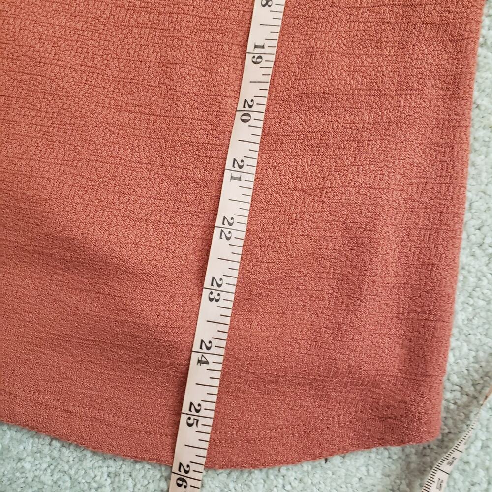 Status By Chenault Terracotta Knit Cut Out Top Casual Long Sleeve Med - Picture 6 of 8